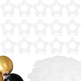 Ballonbogen-Säulen-Clips, wiederverwendbar, Kunststoff, Blumenform, Ballonverbinder, Halter für Dekoration, Geburtstag, Hochzeit, Party, Zubehör, 50 Stück