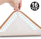 [page_title]-Jooheli Teppichgreifer Antirutschmatte, 16 Stück Antirutschmatte für Teppich, Rug Grippers Rutschfester Teppichunterlage, Washable Wiederverwendbar Teppich Aufkleber Starke Klebrigkeit