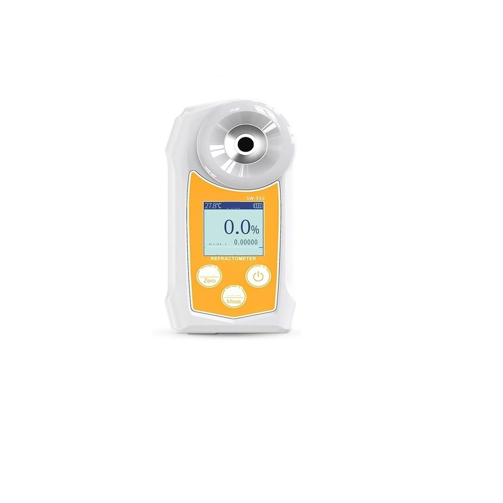 Refractómetro Brix, Refractómetro, SW55S/SW93S Medidor Digital De Azúcar Jugo Leche ATC 0-93% Probador Profesional Dulzura Alta Precisión,para Mosto(Sw93s)