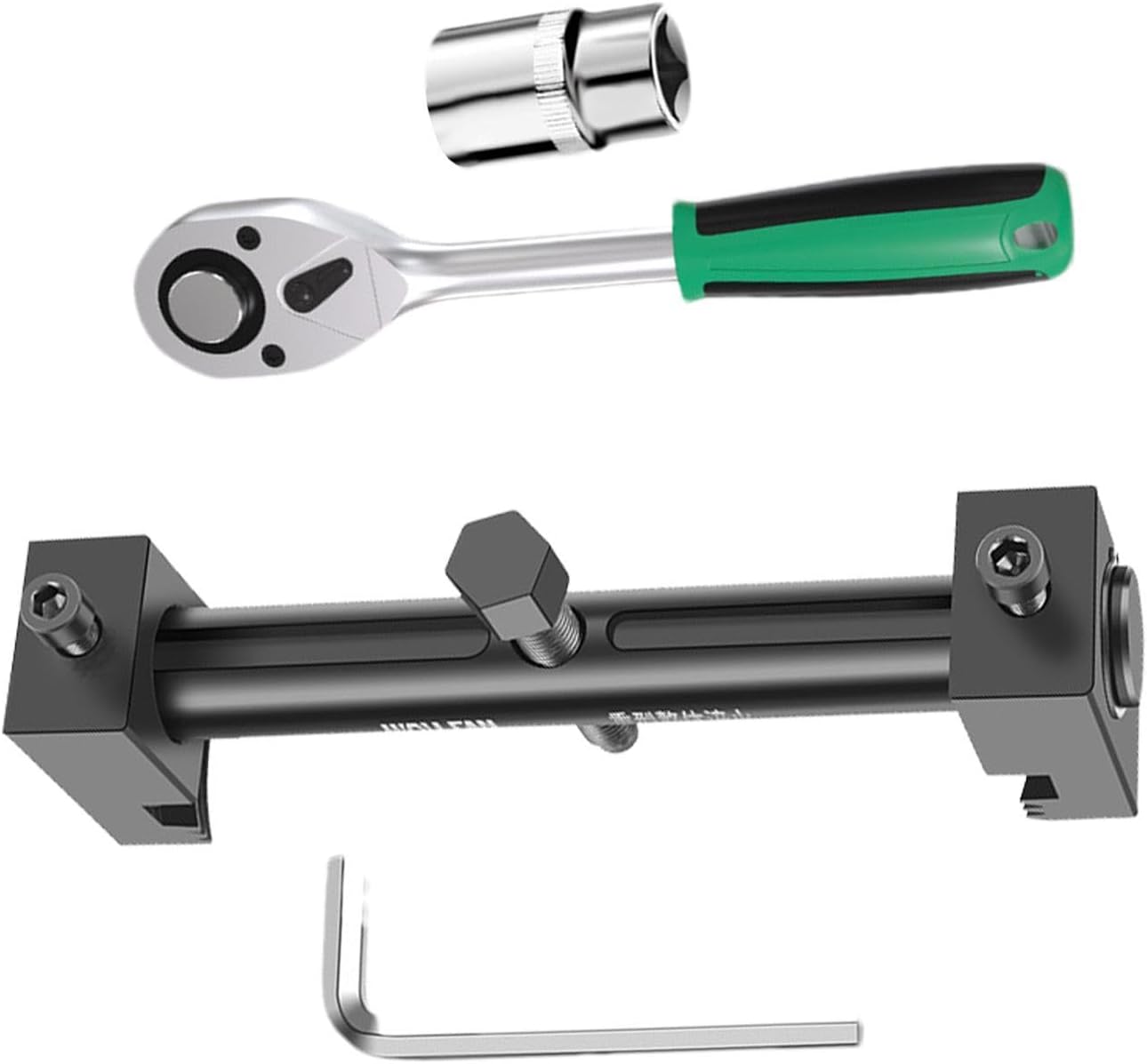 Adjustable Puller Set Serpentine Harmonic Balancer, Pulley Removal Tool, Timing Crankshaft Pulley Tool, Flexible Mechanic Gear, Professional Auto Kit