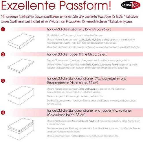 CelinaTex Prześcieradło z gumką z dżerseju Lucina 200 x 200-200 x 220 cm zielone 100% bawełna czesana do 26 cm wysokości materaca Oeko-TEX
