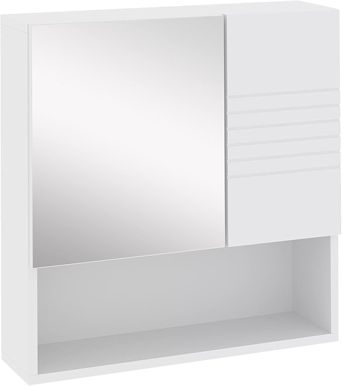 kleankin Medicine with Mirror, Bathroom Wall Storage