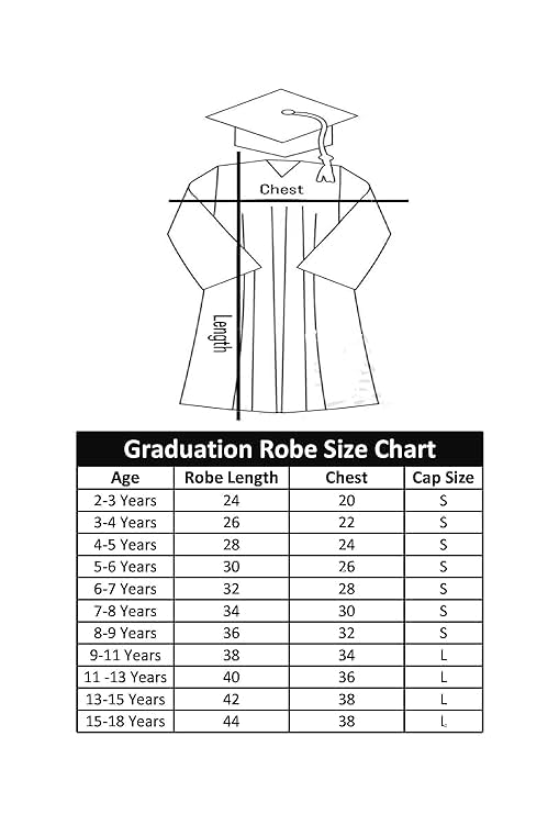 Image of ITSMYCOSTUME Graduation Gown Set with Cap and Sash, Convocation Dress for Boys and Girls, School Ceremony, Fancy Dress(2-3Y,Blue&Yellow)