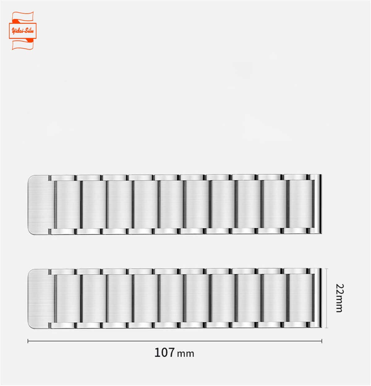 Amazfit Stratos 2, cinturino in acciaio inox, chiusura magnetica, ventilata, cinturino di ricambio intelligente per Samsung Amazfit Stratos 2 22 mm, grigio
