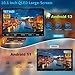 URVOLAX Android 13 Autoradio mit Bildschirm, 10.1 Zoll Wireless CarPlay Apple Android Auto Navi DAB...