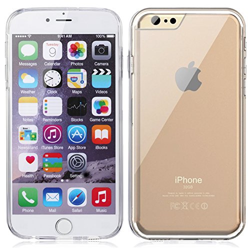 Minisuit for iPhone 6 Plus, 6S Plus - Clear Back Case with Shock-Proof Trim