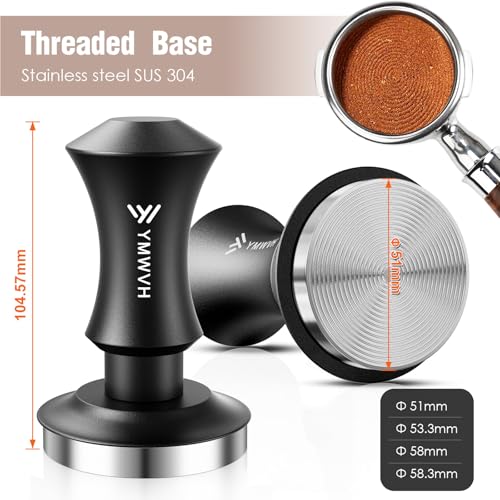 YMWVH Espresso Tamper 51mm Kaffee Tampers – Ansicht 2
