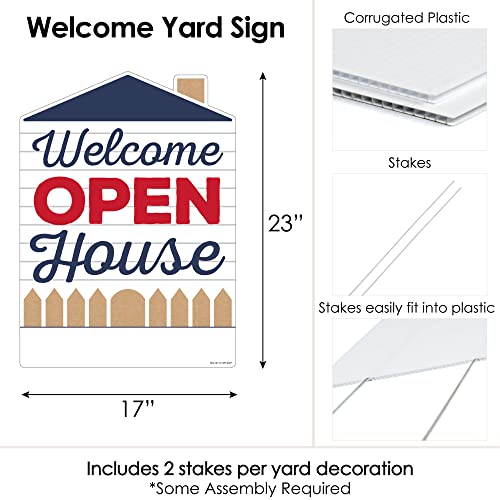 Big Dot Of Happiness Open House - Real Estate Welcome Yard Sign #TOP5