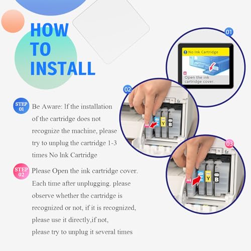 Image of LC504 LC504XL Ink Cartridges Replacement for Brother LC504 4-Pack