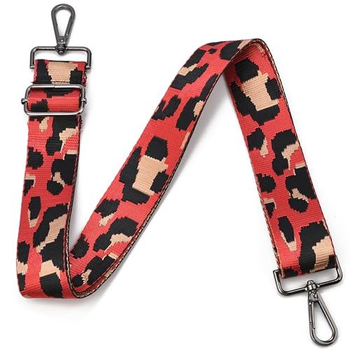 Image of Purse Strap Gold Hardware Replacement Crossbody Bag Strap, Wide Adjustable Shoulder Strap