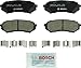 Bosch BC773 QuietCast Premium Ceramic Disc Brake Pad Set For 1998-2007 Lexus LX470 and 1998-2007 Toyota Land Cruiser; Rear