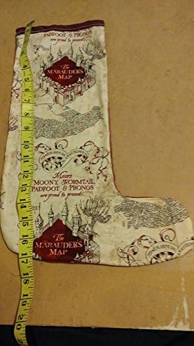 Marauder's Map Harry Potter christmas stocking