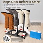 Shoes,Boots,Gloves,Helmets,Sneakers,Garment & Gear Electric Dryer | Fast Drying for Ski,Work,Sports Equipment;Energy Efficient,Deodorizing Design;Home,Garage Use;4-Pair,8-Port;Heat+Low Heat+Fan
