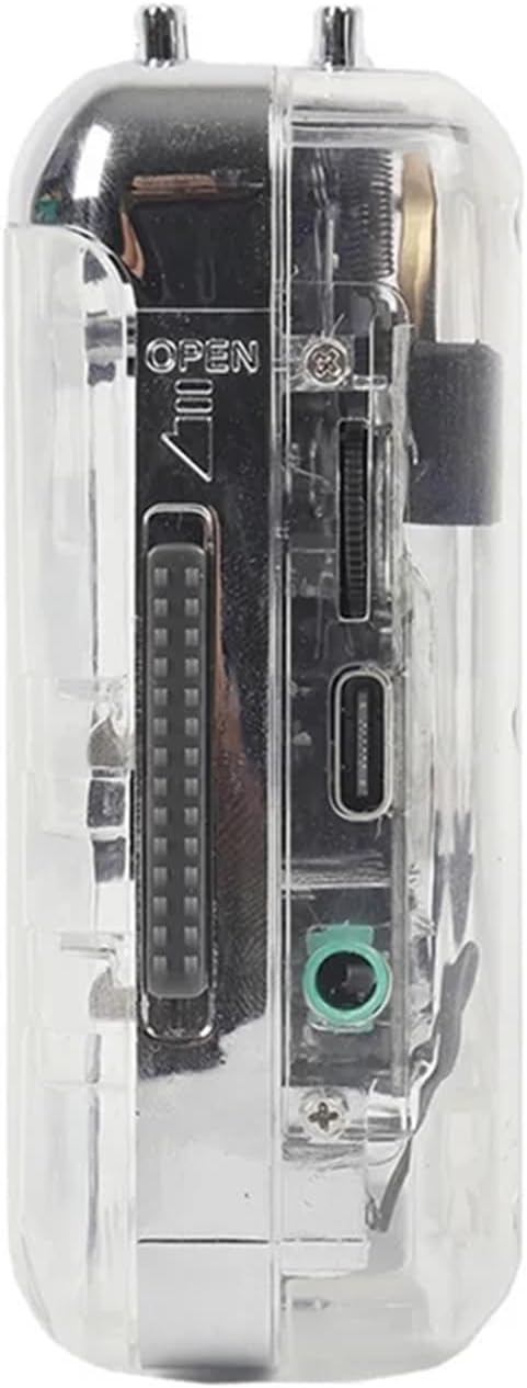 Cassette Players Transparent USB Cassette Player Tape Recorder to MP3 Music Capture to Format Portable