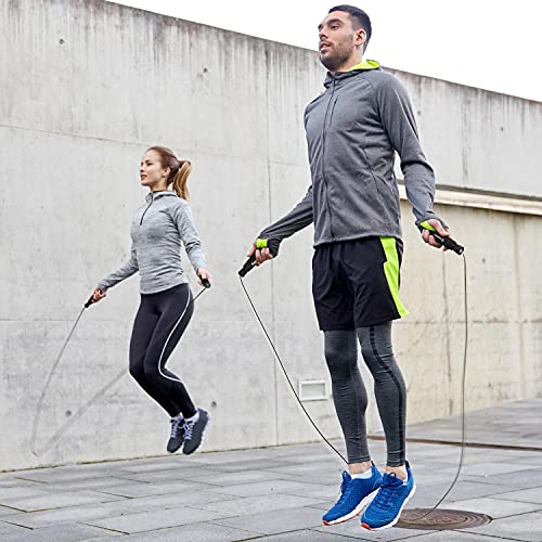 AQF Springtouw Kinderen Volwassenen, Fitness Jump Rope, Antislip Schuim Handgrepen, Snelheidstouw, Verstelbare Speed… - Image 8