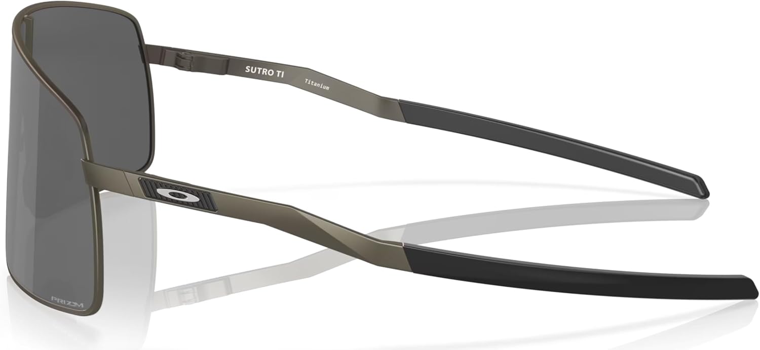 Oakley Sutro Titanium Sunglasses Matte Gunmetal with Prizm Black Lens + Case