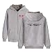 Kpop Exo Pull à capuche zippé en peluche avec inscription « Don't Mess Up My Tempo » Unisexe - - XXX-Large