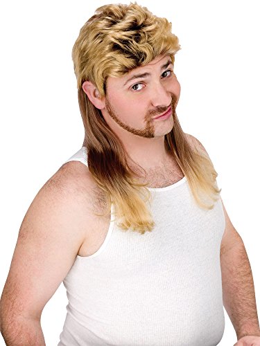 Super Mullet Wig Costume Accessory