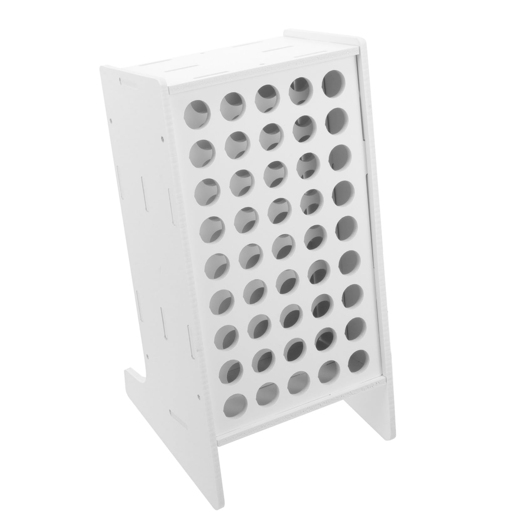 Organizador De Escritorio Multifuncional 45 Compartimentos, Caja Para Guardar Bolígrafos y Estante Para Artículos De Papelería, Diseño Inclinado, Adecuado Para Oficina y Escuela