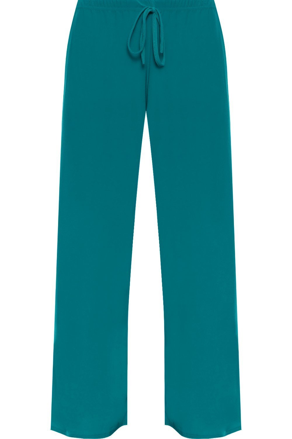 Wearall Women's Teal New Plus Size Palazzo Trousers Baggy Flared Wide Leg Pants 26/28