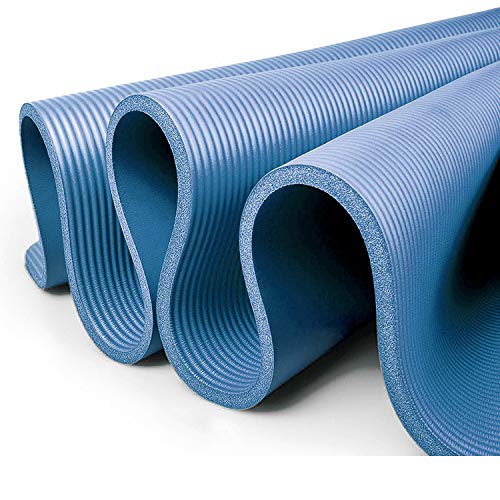 Gloop XXL Yogamatte Pilates Gymnastikmatte trainingsmatte Fitnessmatte,Premium inkl Tragegurt, ideal für Pilates, Gymnastik und Yoga