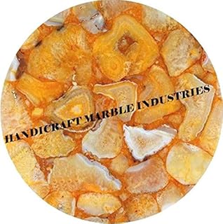 Yellow Agate Table Top, Small Agate Table,Agate Side Table, Agate Coasters, Agate Patio Table, Customized Sizes, Modern Home Decor Furniture Agate Gift