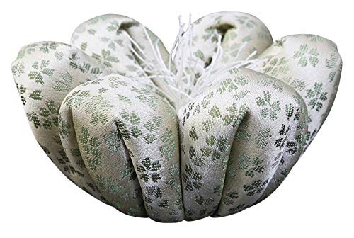 京仏壇はやし 仏具 おりん花布団 日和 (ひより) 1号 (約9cm) / 緑 りん布団 リン布団 おりん用布団 おりん布団 桜 花型 モダン仏壇