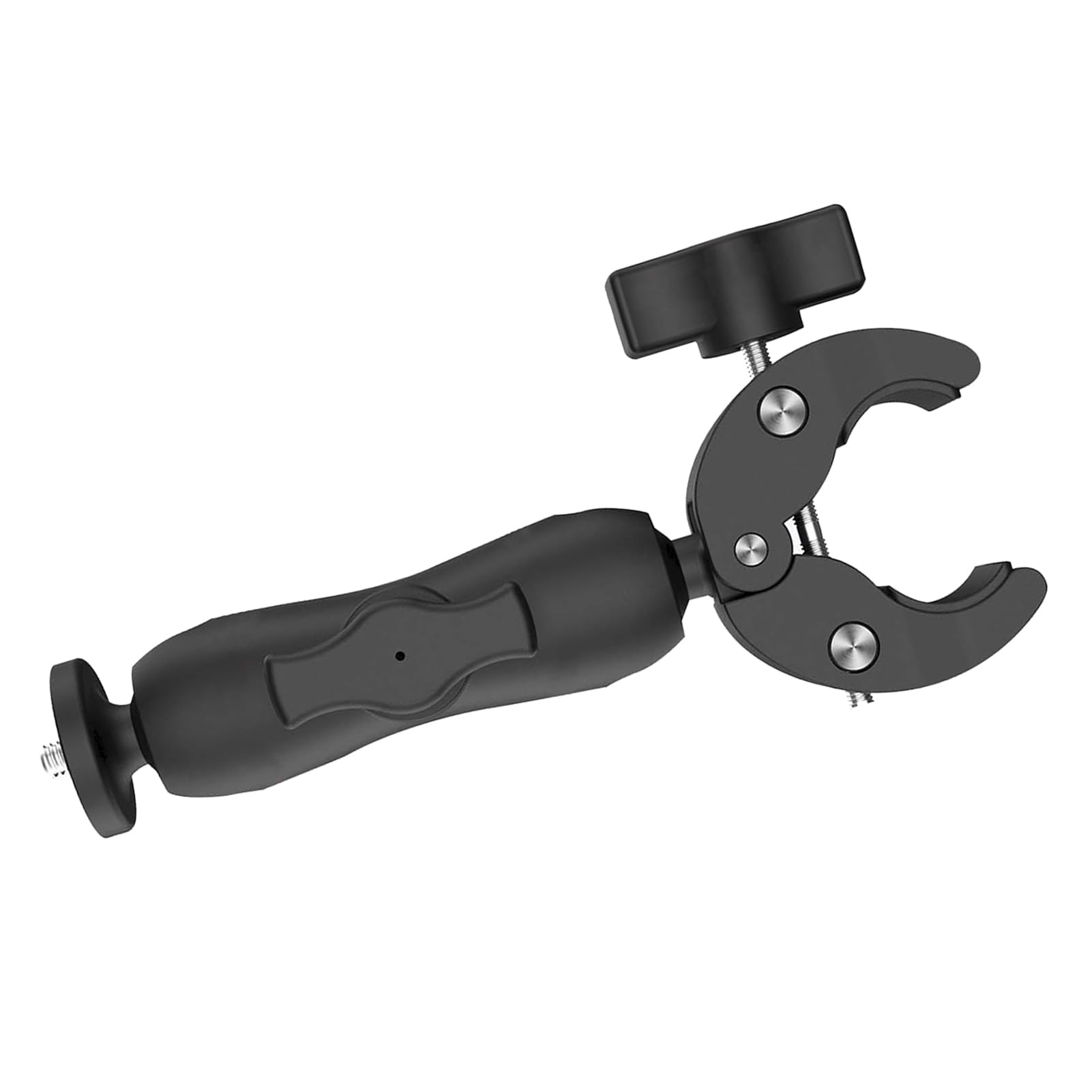 Supporto per Palo Regolabile, Staffa per Antenna Satellitare su Ponte (Supporto e adattatore argento)