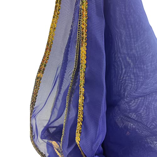 Womens Lightweight Semicircle Chiffon Hand Scarf, Belly Dancing accessories, for Belly Dance Performance2