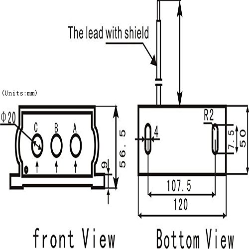 Loulensy 3-Phase Ac Current Sensor Transducer Transformer Transmitter With 3 Element 0-50A Ac Output 4-20Ma Dc #TOP3