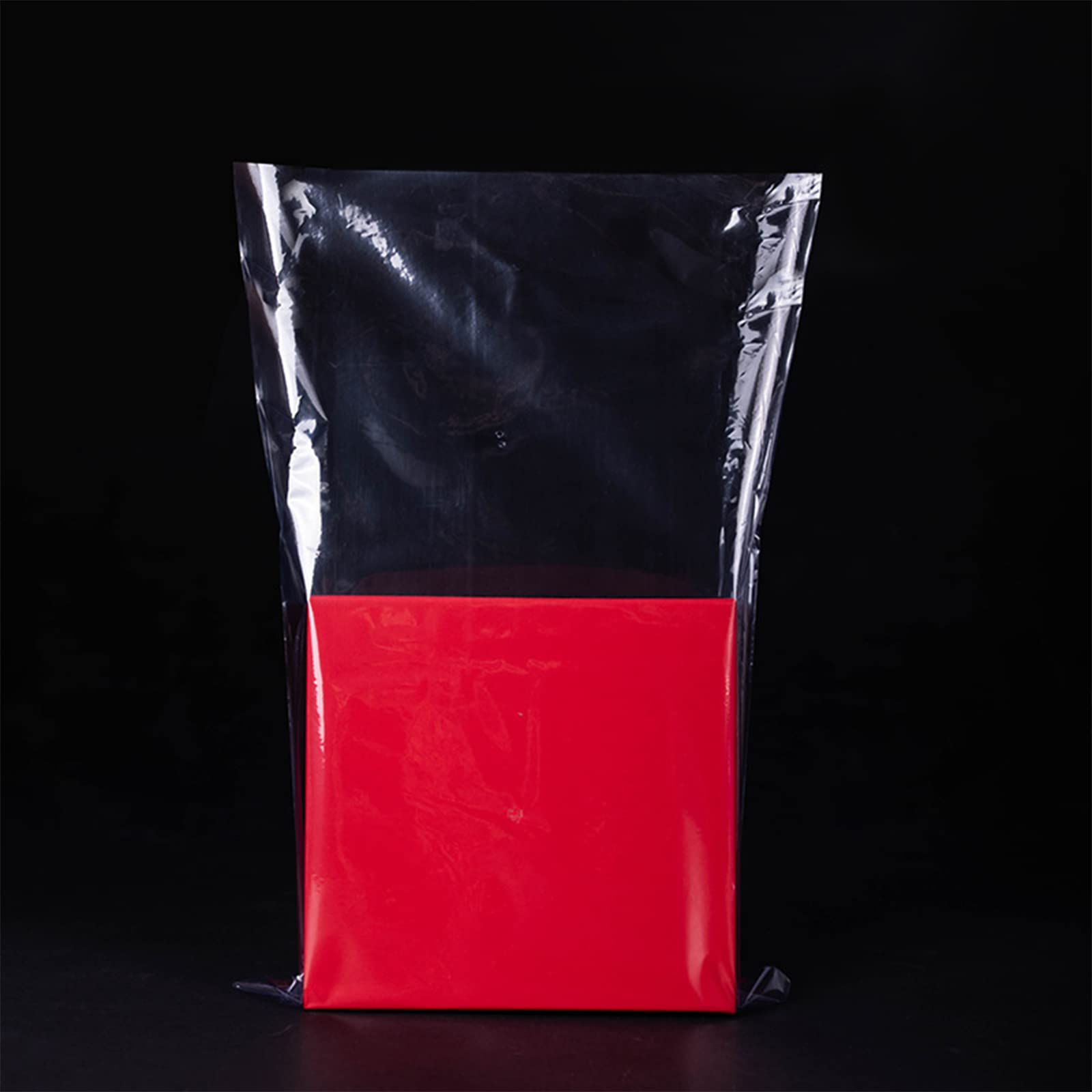 MACHSWON 100 Stück Schrumpffolie, PVC, transparent, 40 x 60 cm, Einzelanschluss, hitzeschrumpfbar, Folienbeutel zum Verpacken von Seife, Schuhen, Kerzen, kleine Geschenke, handgefertigt, DIY Handwerk