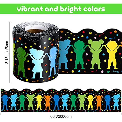 Bulletin Board Borders Bulletin Border Stickers Classroom Board Trim With Cute Kids Back To School Supplies For Classroom Decoration Bulletin Boards Wall Displays Windows Doors Desks 66 Ft #TOP1