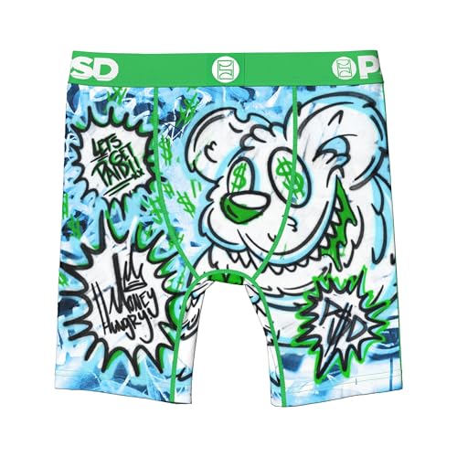 Image of PSD Underwear Youth Boys Boxer Brief - Various Print Comfortable Active Underwear for Boys, Kids Boys Underwear Packs