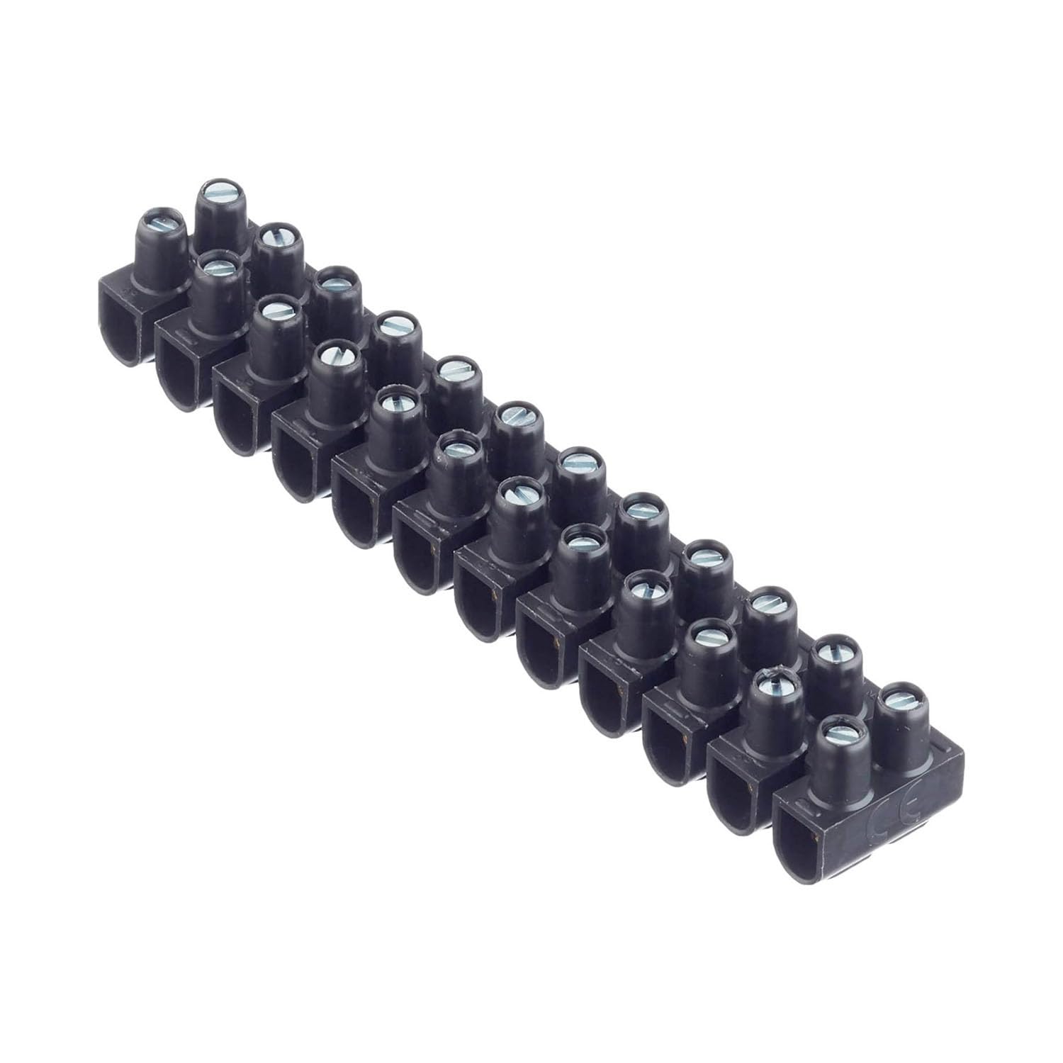Velamp PP Terminal Blocks TBS-30A-16mm2 Black Strip with 12 Terminal Blocks