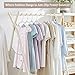 Utopia Home - Plastic Hangers 50 Pack - Space Saving Clothes Hanger - Durable and Strong Closet Organizers and Storage Makes It Ideal Stocking Stuffers or Apartment or Dorm Room Essentials (White)