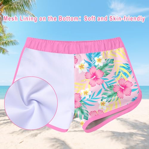 Image of Vogseek Girls Rash Guard Two Pieces Swimsuit Long Sleeve Bathing Suit for 3-10 Years