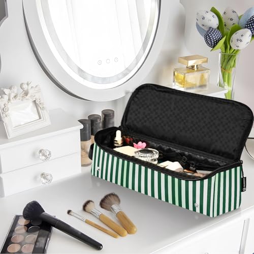 Bolsa de viaje para herramientas de cabello con tapete resistente al calor removible, impermeable y portátil para planchas, alisadores y rizadores miniatura 7