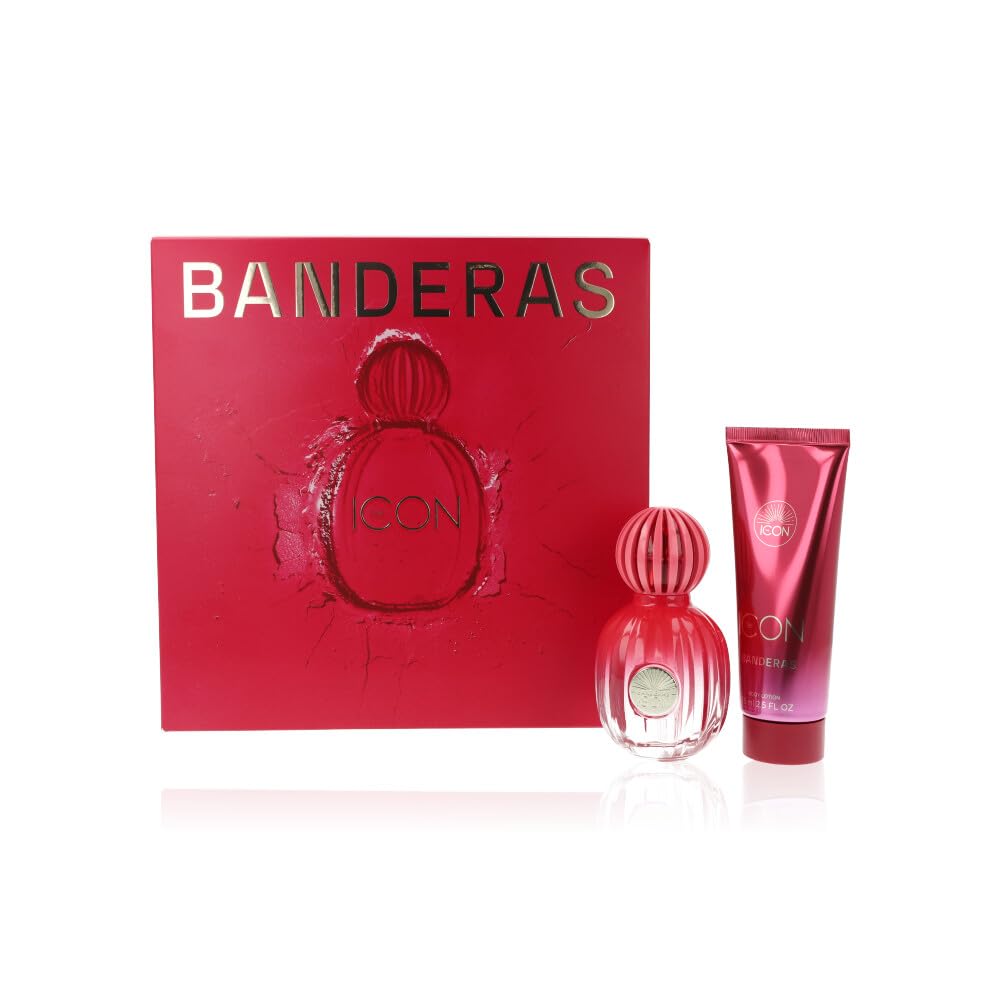 Antonio Banderas The Icon Pour Femme Gift Set - Eau de Parfum Donna 50ml + Lozione Corpo 75ml