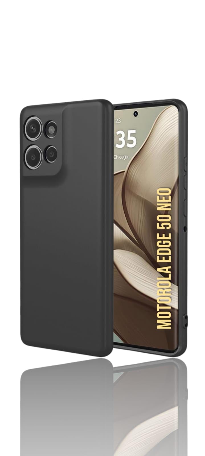 Funkyfits Sleek Black Cloth Silicone Back Cover Case for Motorola Edge 50 Neo 5G Stylish, Shockproof, and Ultra-Slim with Comfortable Grip (B0DHRQWN2X) Amazon Price History, Amazon Price Tracker