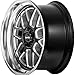 RIDLER 611 611 Gloss Black/Milled with Diamond Cut Lip 17X8 5-114.3 0MM 83.82MM