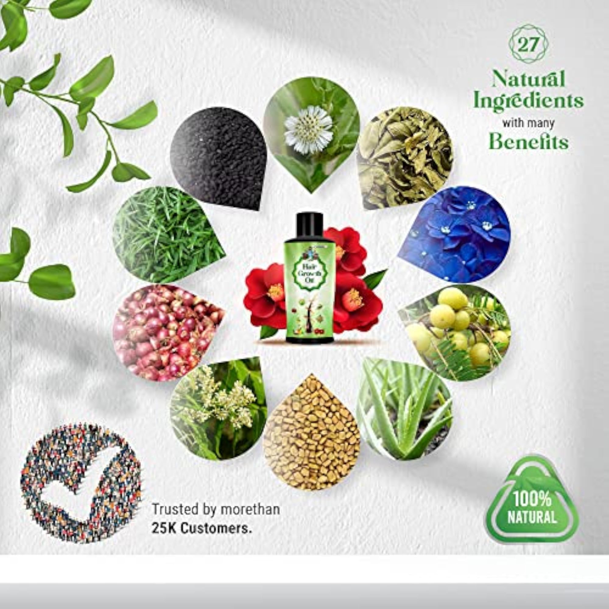 Herbal Hair Growth Oil for Hair Fall Control