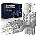 AUXITO 7440 7443 LED Bulb White LED Reverse Light W21W T20 Backup Light Brake Tail DRL Parking Light, 6000K, 3000LM, Pack of 2