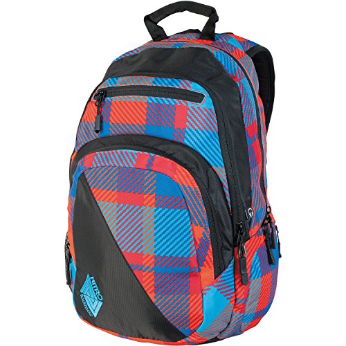 Nitro Snowboards Rucksack Stash, plaid red/blue, 49 x 32 x 22 cm, 29 Litre, 878011