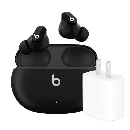 Beats Studio Buds with Apple 20W USB-C Power Adapter - Black