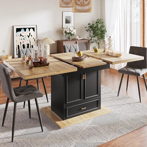 Table à manger extensible avec rangement pour petit espace malin