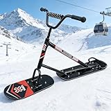 sled dogs snowskates 【Sterzata Flessibile a 360°】Dotato di cuscinetti ad alta precisione, lo snowboard consente una rotazione illimitata a 360° con una resistenza allo sterzo ridotta del 40%, garantendo curve senza sforzo e un controllo reattivo. Questa funzionalità avanzata si adatta perfettamente ai mutevoli terreni e alle velocità, offrendo una manovrabilità senza pari su piste battute o sulla neve fresca.