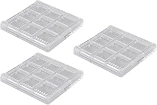 3Pcs DIY Eyeshadow Pan Storage Box Transparen...
