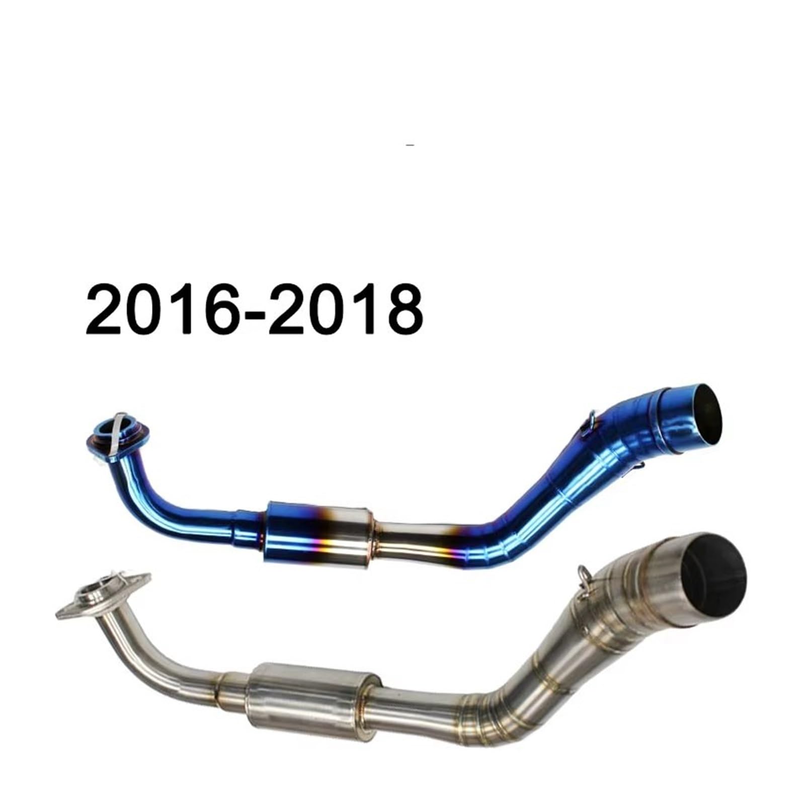 silencioso escape moto Para NVX125 Para NVX155 Areox155 Para Nmax | Tubo de enlace delantero Tubo de escape de motocicleta de 51 mm(Steel)