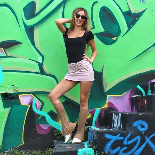 Millennials In Motion Flared Socks Y2K Goth Kawaii Leg Warmers2