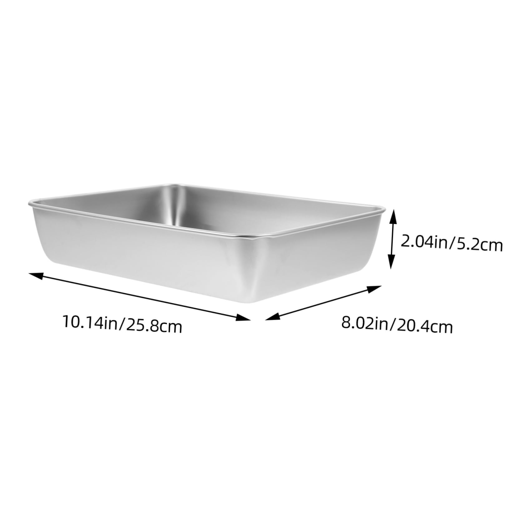 BEBEMOKO Loaf Pan for Baking Non Stick Rectangle Cake Pan for Home Restaurant Use Kitchen Bakeware for Bread and Desserts